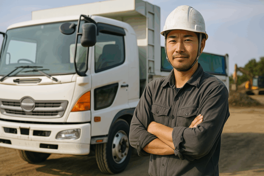 長期安定】ダンプ運転手＋軽作業スタッフ｜住宅手当・資格取得支援制度 